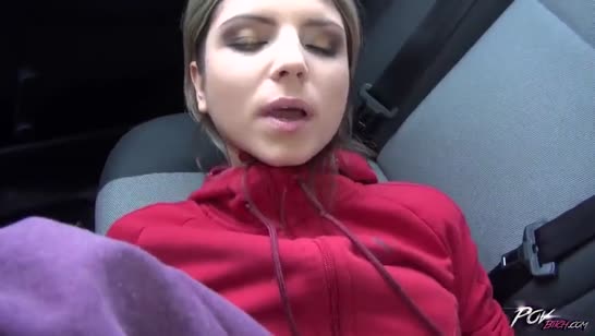 Молодая Gina Gerson расплачивается натурой с водителем в машише 2