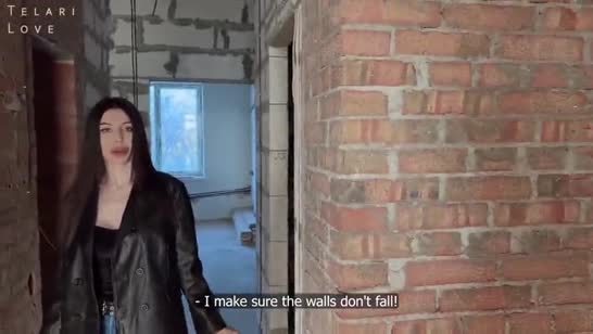 Бабенка без вопросов согласилась соснуть болтец на стройке 1